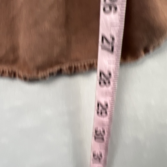 Cloth & Stone Button Shirt Womens Medium Tencel Tunic Long Sleeves Brown - Picture 8 of 12